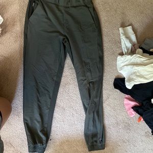 Athleta army green joggers